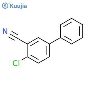 [1,1'-Biphenyl]-3-carbonitrile, 4-chloro- structure