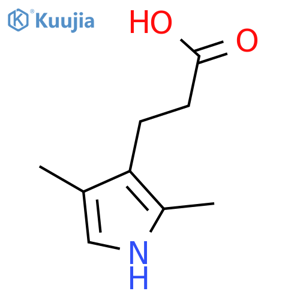 3-(2,4-Dimethyl-1H-pyrrol-3-yl)propanoic Acid structure