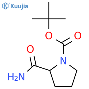 tert-Butyl 2-carbamoylpyrrolidine-1-carboxylate structure
