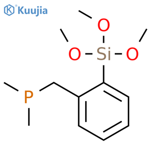 Phosphine, dimethyl[[2-(trimethoxysilyl)phenyl]methyl]- structure