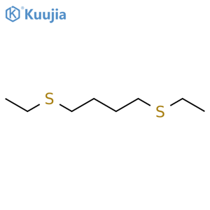 Butane,1,4-bis(ethylthio)- structure