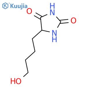 5-δ-Hydroxybutylhydantoin structure