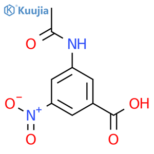 3-Acetylamino-5-nitrobenzoicacid structure