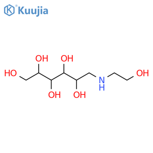 N-(2-Hydroxyethyl)-D-glucamine structure