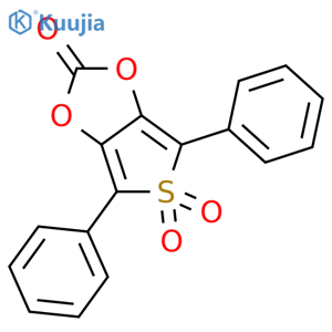 4,6-Diphenylthieno3,4-D-1,3-dioxol-2-one 5,5-dioxide structure