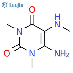 1,3-Dimethyl-5-methylamino-6-aminouracil structure