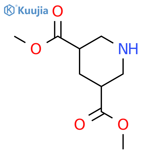 Dimethyl Piperidine-3,5-dicarboxylate Acetate structure