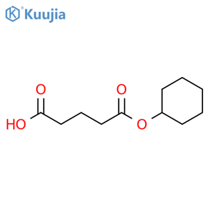 Pentanedioic acid, monocyclohexyl ester structure