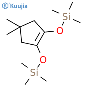 Silane, [(4,4-dimethyl-1-cyclopentene-1,2-diyl)bis(oxy)]bis[trimethyl- structure