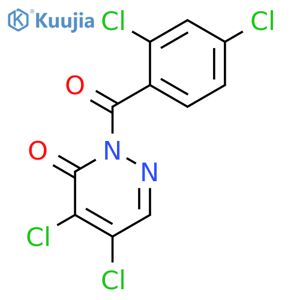 3(2H)-Pyridazinone, 4,5-dichloro-2-(2,4-dichlorobenzoyl)- structure