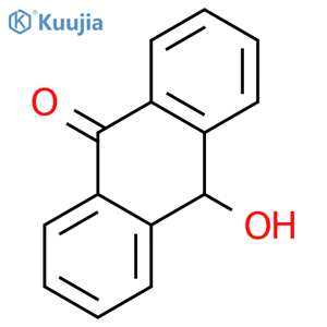 10-hydroxyanthracen-9(10H)-one structure