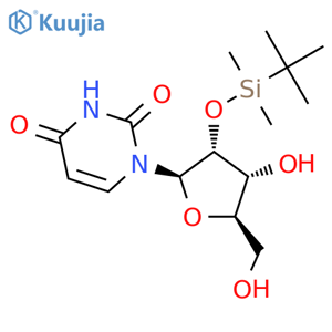 2'-O-tert-Butyldimethylsilyluridine structure