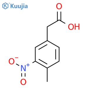 2-(4-Methyl-3-nitrophenyl)acetic acid structure