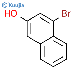 4-Bromo-2-naphthalenol structure