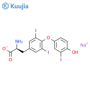 Liothyronine sodium structure