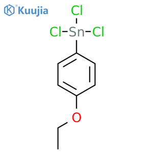 Stannane, trichloro(4-ethoxyphenyl)- structure