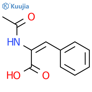 2-acetamido-3-phenylprop-2-enoic acid structure