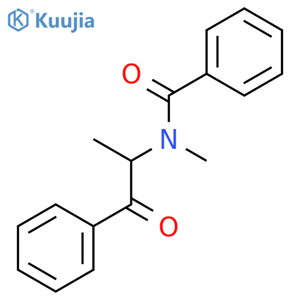 Benzamide, N-methyl-N-(1-methyl-2-oxo-2-phenylethyl)- structure