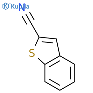 Benzobthiophene-2-carbonitrile structure