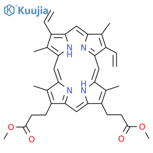 Protoporphyrin IX dimethyl ester structure