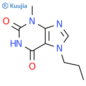 3-Methyl-7-propylxanthine structure