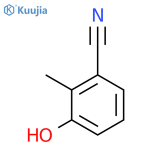 3-Hydroxy-2-methylbenzonitrile structure