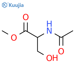 DL-Serine, N-acetyl-, methyl ester structure