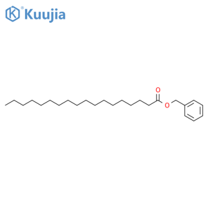 Octadecanoic acid,phenylmethyl ester structure