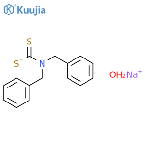 Carbamodithioic acid,N,N-bis(phenylmethyl)-, sodium salt (1:1) structure