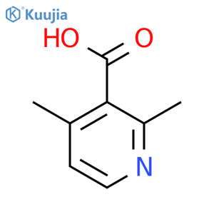 2,4-Dimethylpyridine-3-carboxylic acid structure