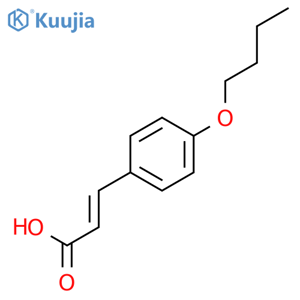 4-N-Butoxycinnamic Acid structure