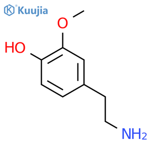 4-(2-Aminoethyl)-2-methoxyphenol structure