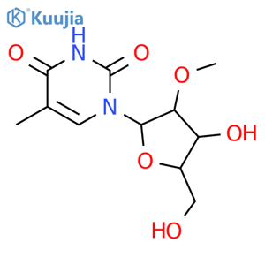 5-Methyl-2′-O-methyluridine structure