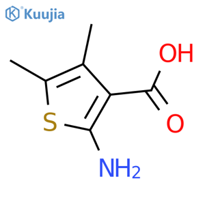 2-Amino-4,5-dimethylthiophene-3-carboxylic acid structure