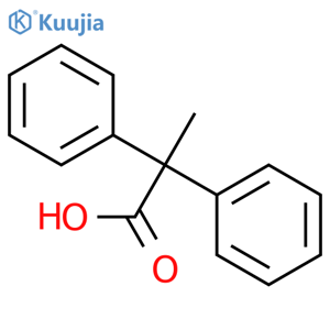 2,2-Diphenylpropionic acid structure