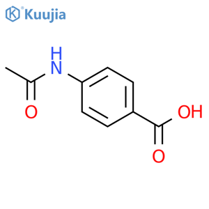 4-Acetamidobenzoic acid structure