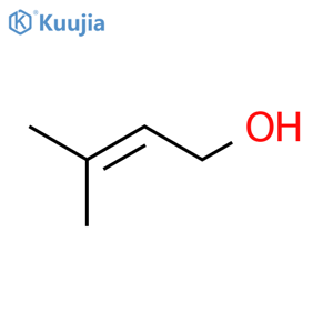 3-Methyl-2-buten-1-ol structure