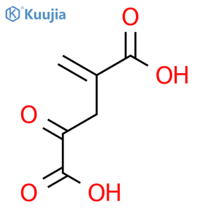 2-methylen-4-oxo-glutaric acid structure