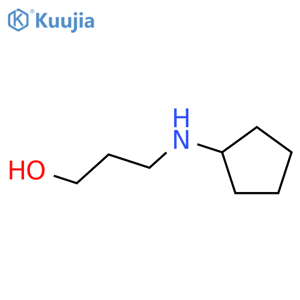 3-(Cyclopentylamino)propan-1-ol structure