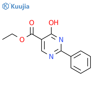 ethyl 4-hydroxy-2-phenylpyrimidine-5-carboxylate structure