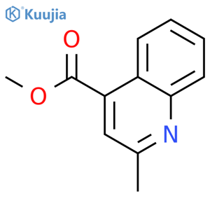 Methyl 2-methylquinoline-4-carboxylate structure