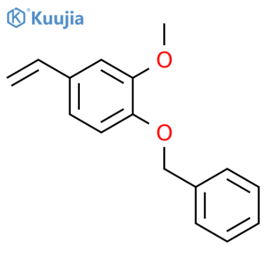 4-Benzyl-oxy-3-methoxystyrene structure