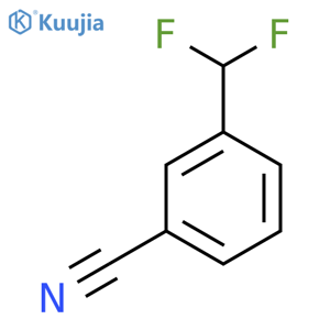 3-(Difluoromethyl)benzonitrile structure