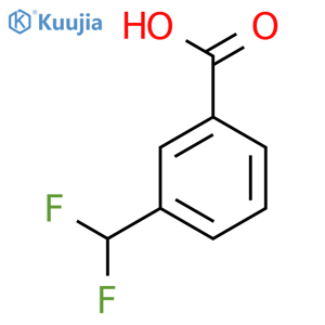 3-(Difluoromethyl)benzoic acid structure