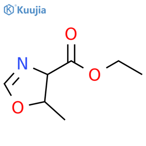 4-Oxazolecarboxylic acid, 4,5-dihydro-5-methyl-, ethyl ester structure