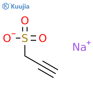 2-Propyne-1-sulfonic acid, sodium salt structure