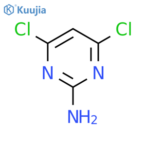 4,6-dichloropyrimidin-2-amine structure