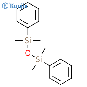 1,1,3,3-Tetramethyl-1,3-diphenyldisiloxane structure