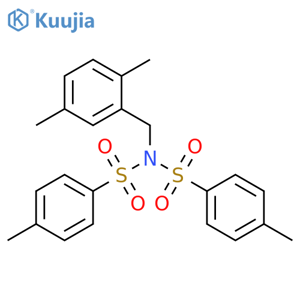 N-[(2,5-Dimethylphenyl)methyl]-4-methyl-N-[(4-methylphenyl)sulfonyl]benzenesulfonamide structure