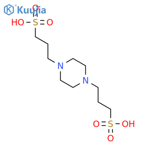 1,4-Piperazinedipropanesulfonic acid structure